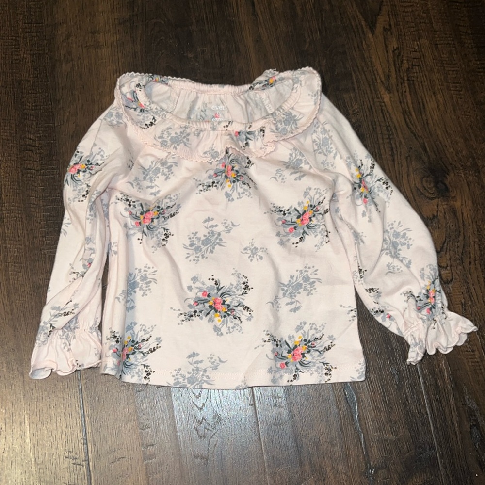 Ever & Ever Ruffle Collar Long Sleeve